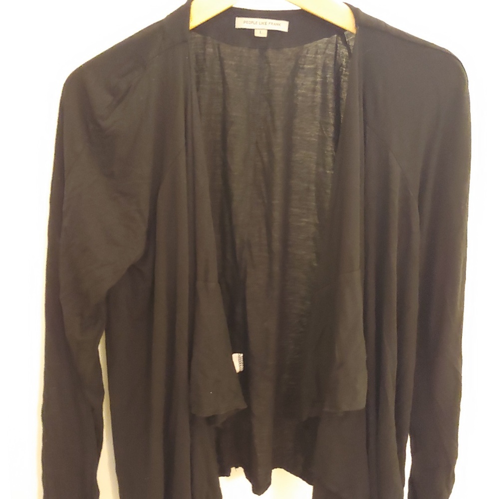 People Like Frank black cardigan